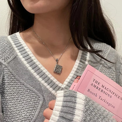 CUSTOM NECKLACE - BOOK