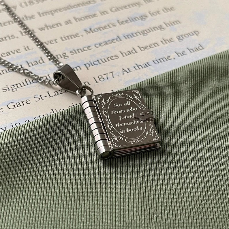 CUSTOM NECKLACE - BOOK