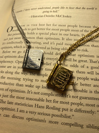CUSTOM NECKLACE - BOOK