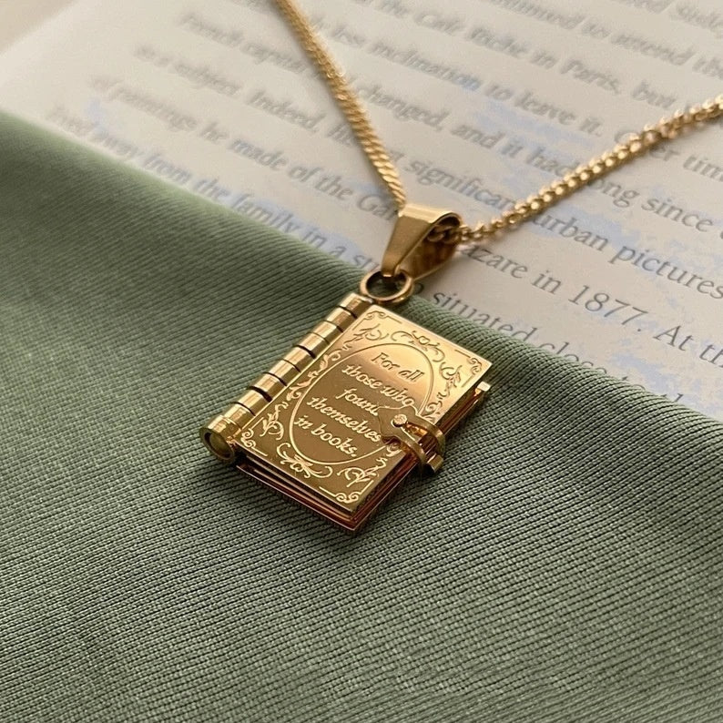 CUSTOM NECKLACE - BOOK