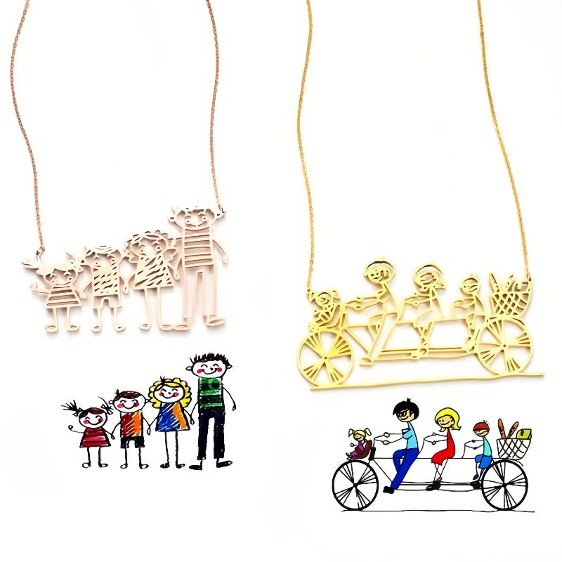 Custom Necklace - KidDraw