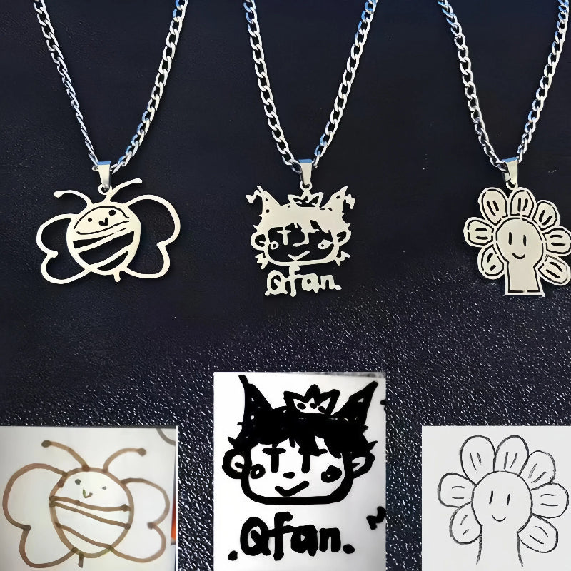 Custom Necklace - KidDraw