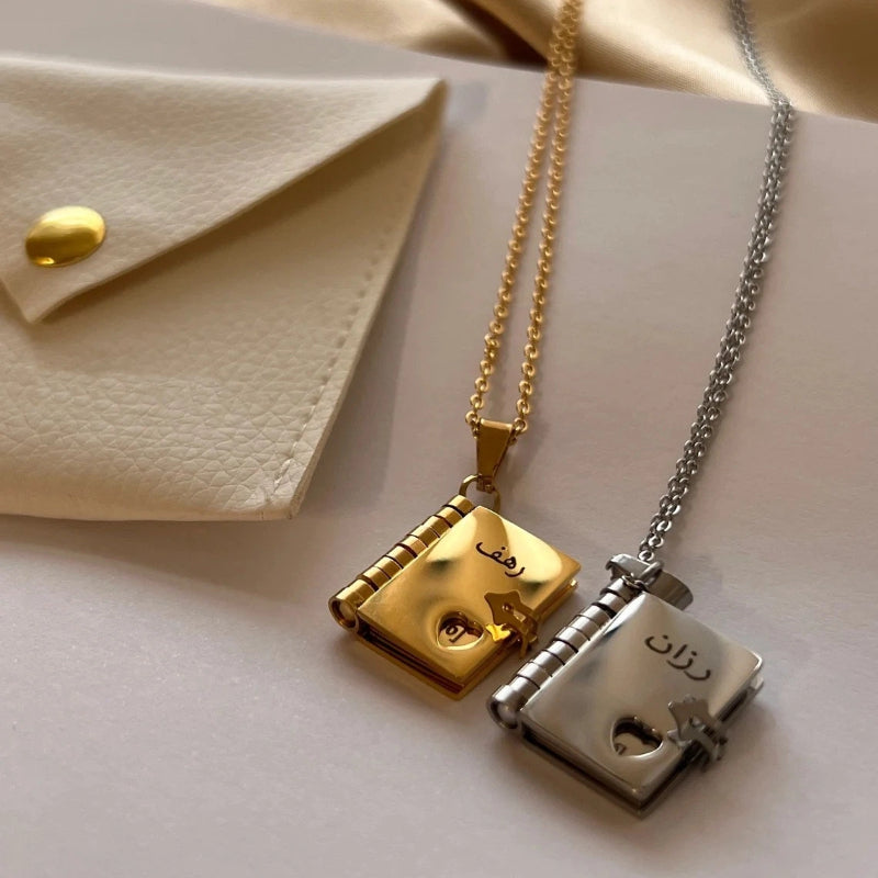 Custom Necklace - Books