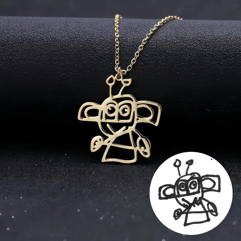 Custom Necklace - KidDraw