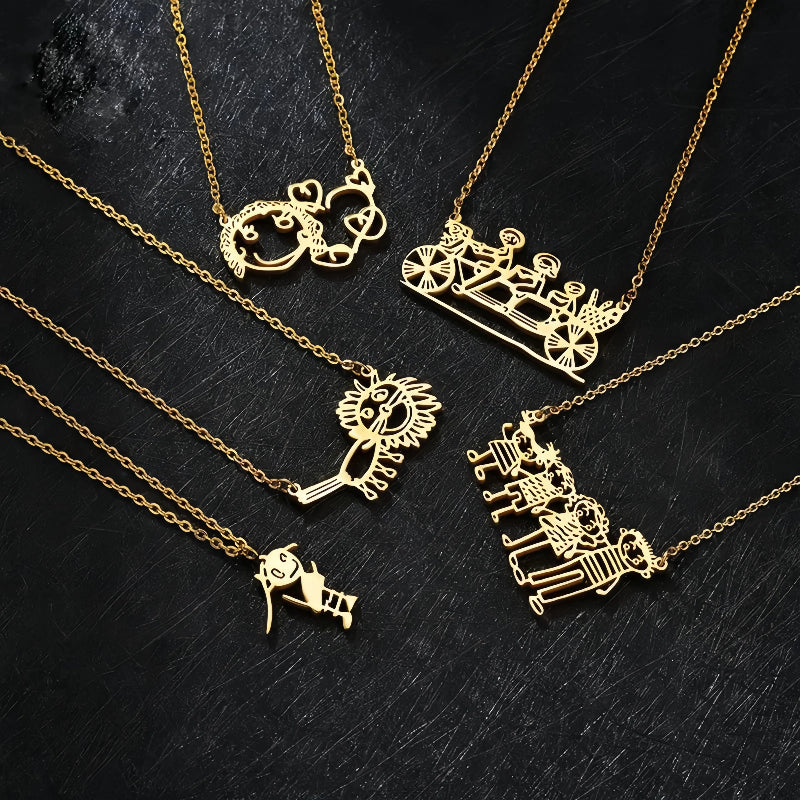 Custom Necklace - KidDraw
