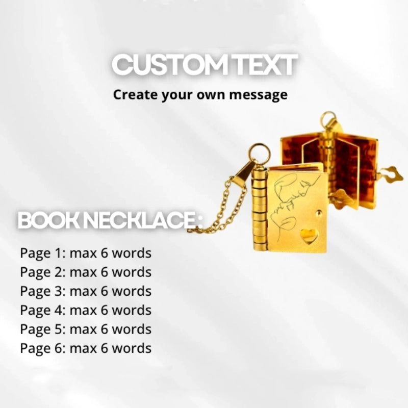 Custom Necklace - Books
