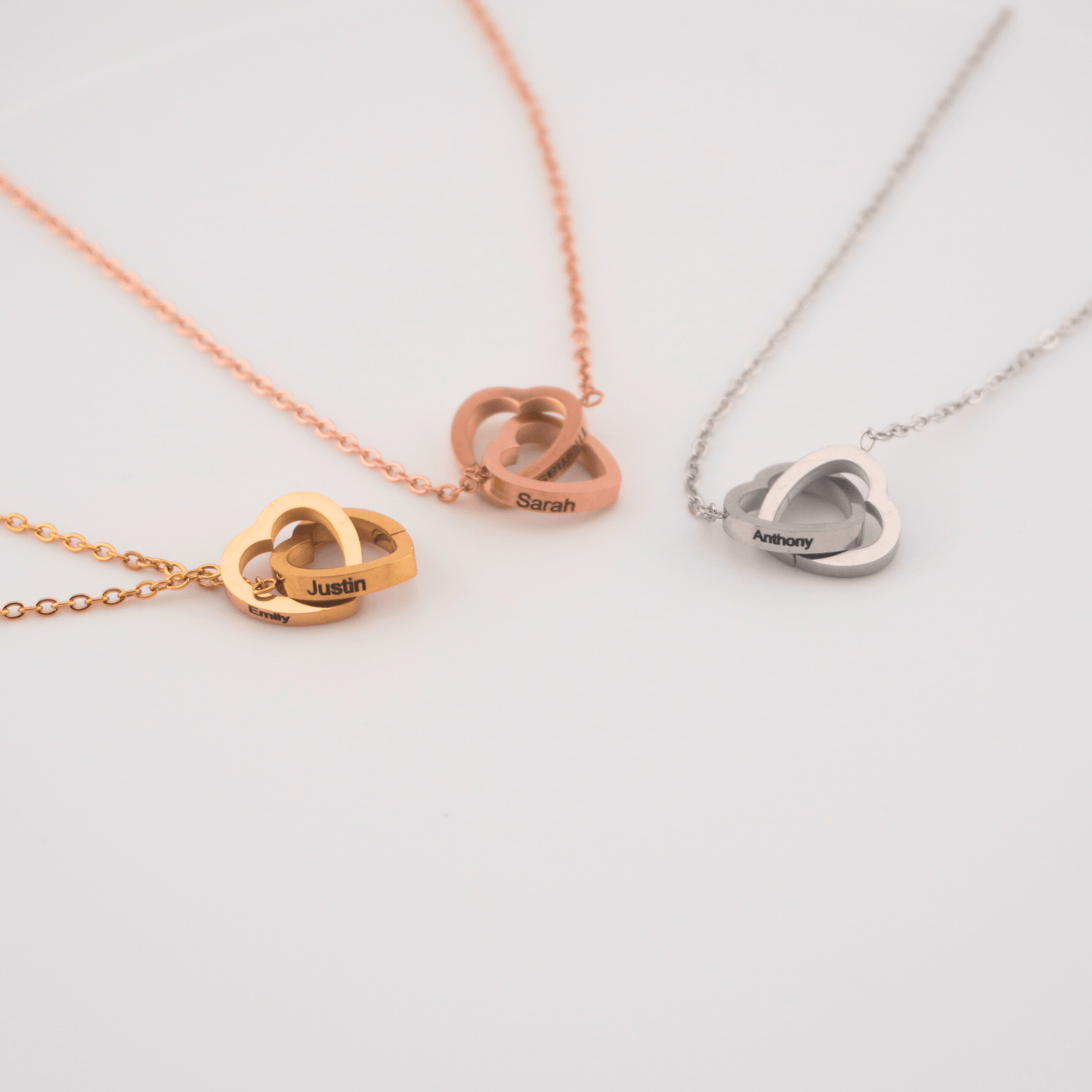Forever Rose Bear - Engraved Necklace
