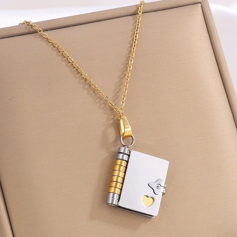 CUSTOM NECKLACE - BOOK