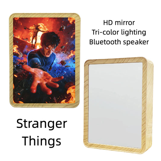 Tri-Color LED Mirror Speaker