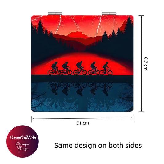 Square Double-Sided Compact Mirror