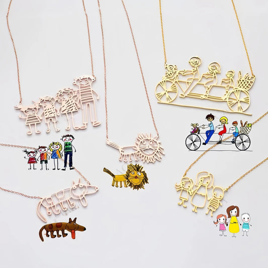 Custom Necklace - KidDraw