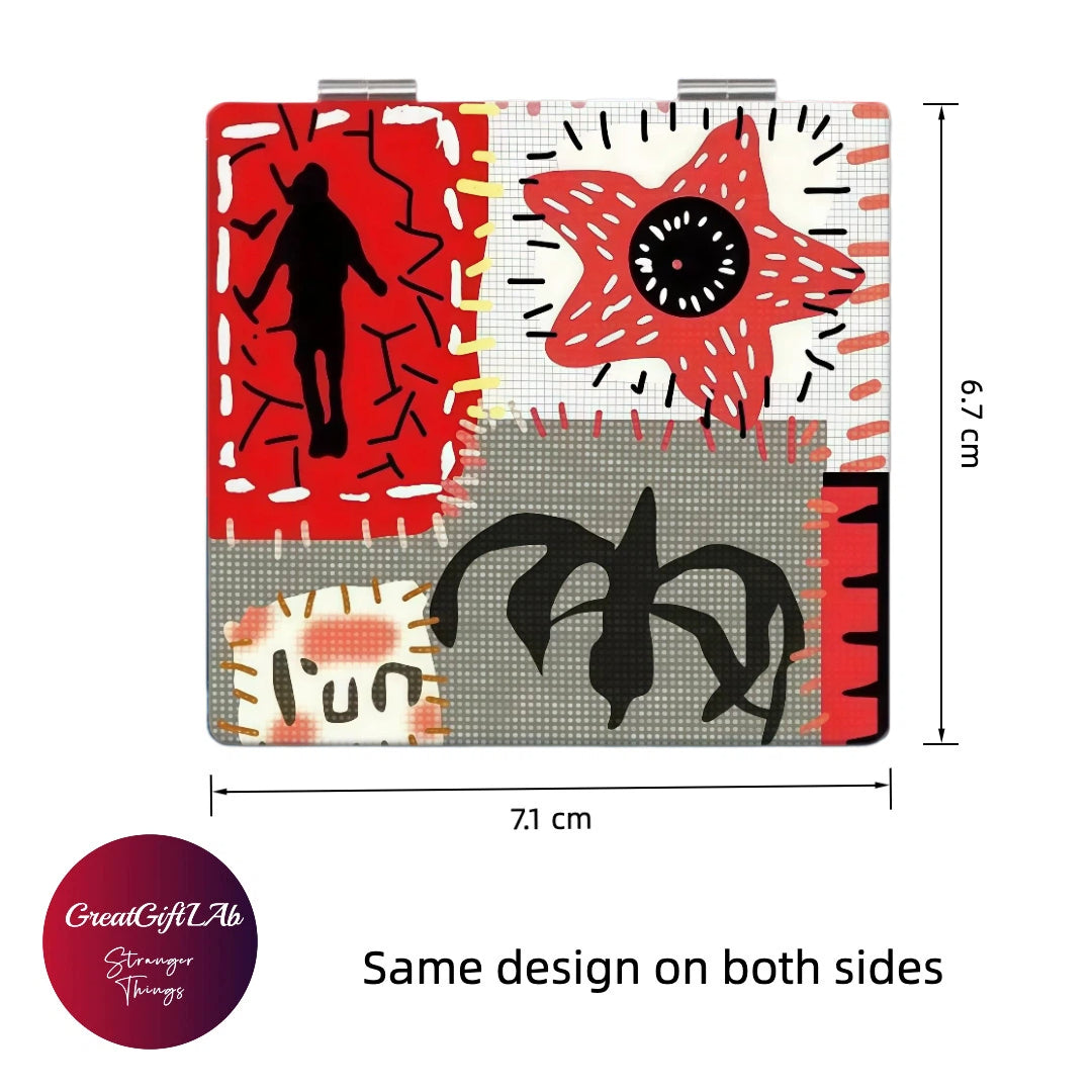 Square Double-Sided Compact Mirror
