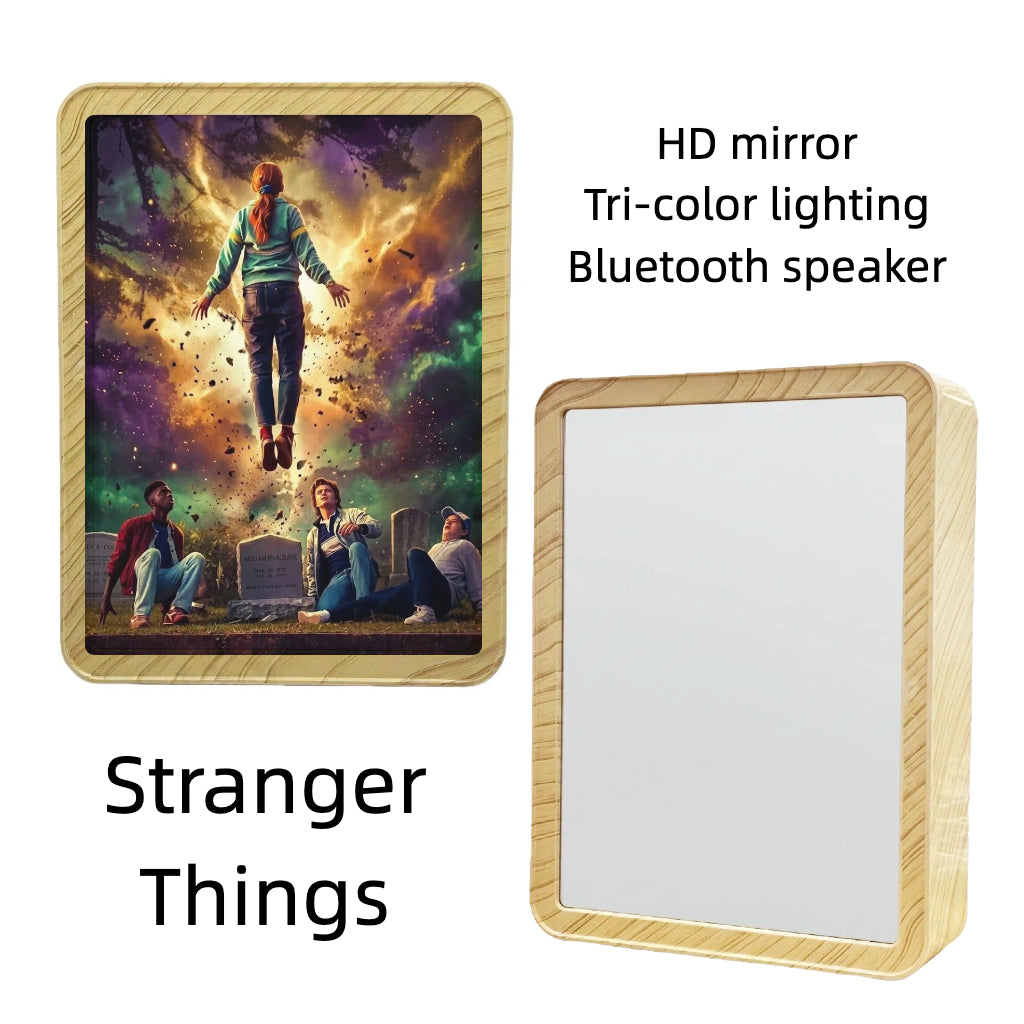 Tri-Color LED Mirror Speaker