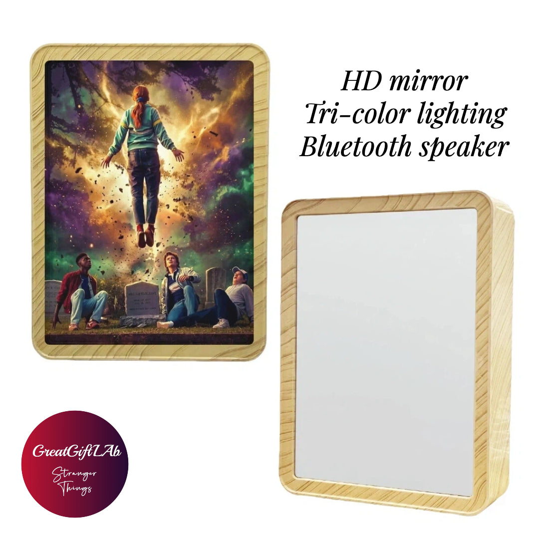 Tri-Color LED Mirror Speaker
