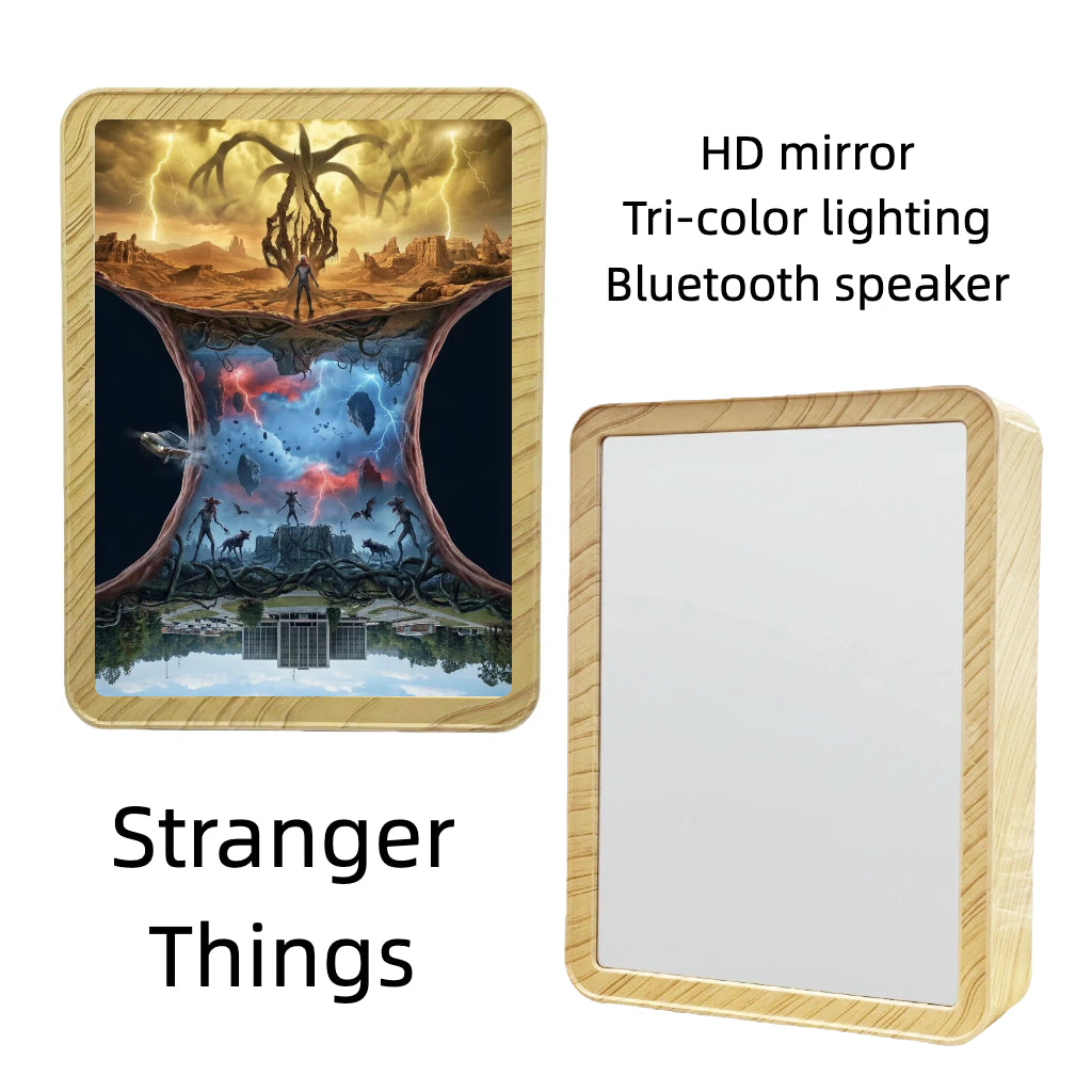 Tri-Color LED Mirror Speaker