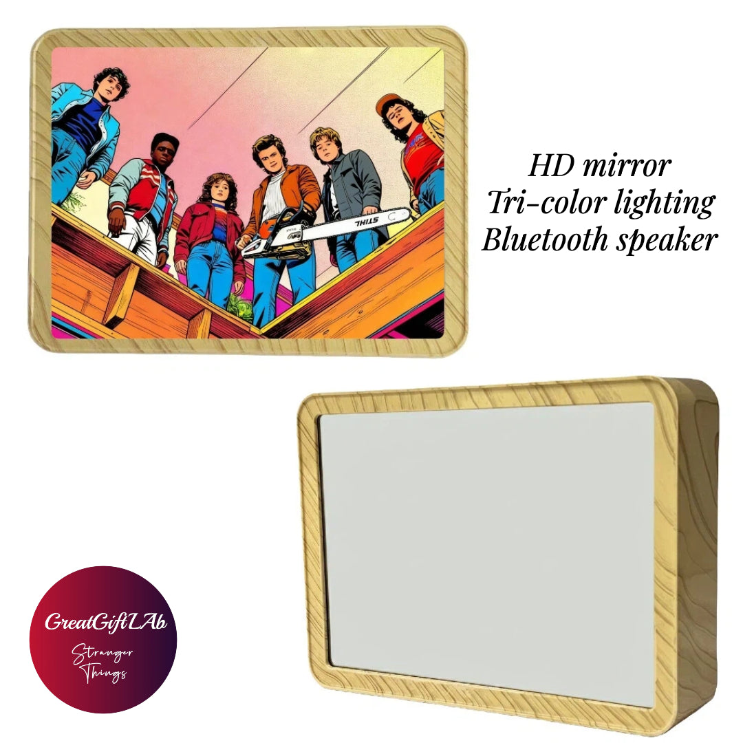 Tri-Color LED Mirror Speaker