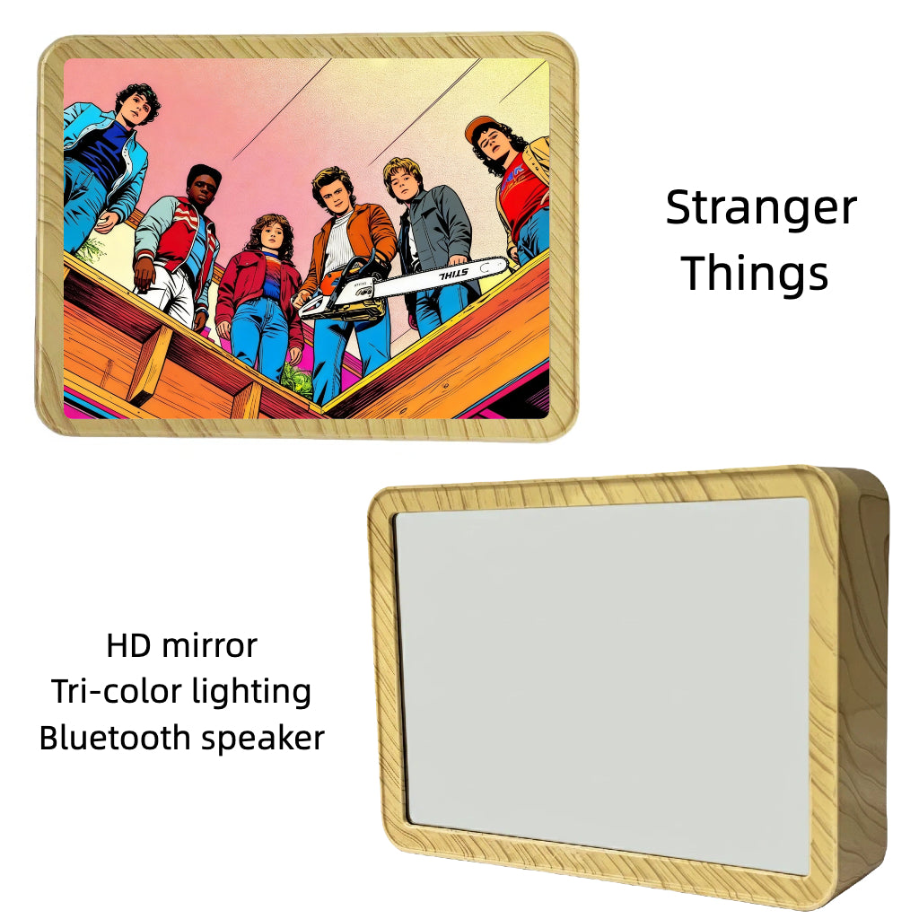 Tri-Color LED Mirror Speaker