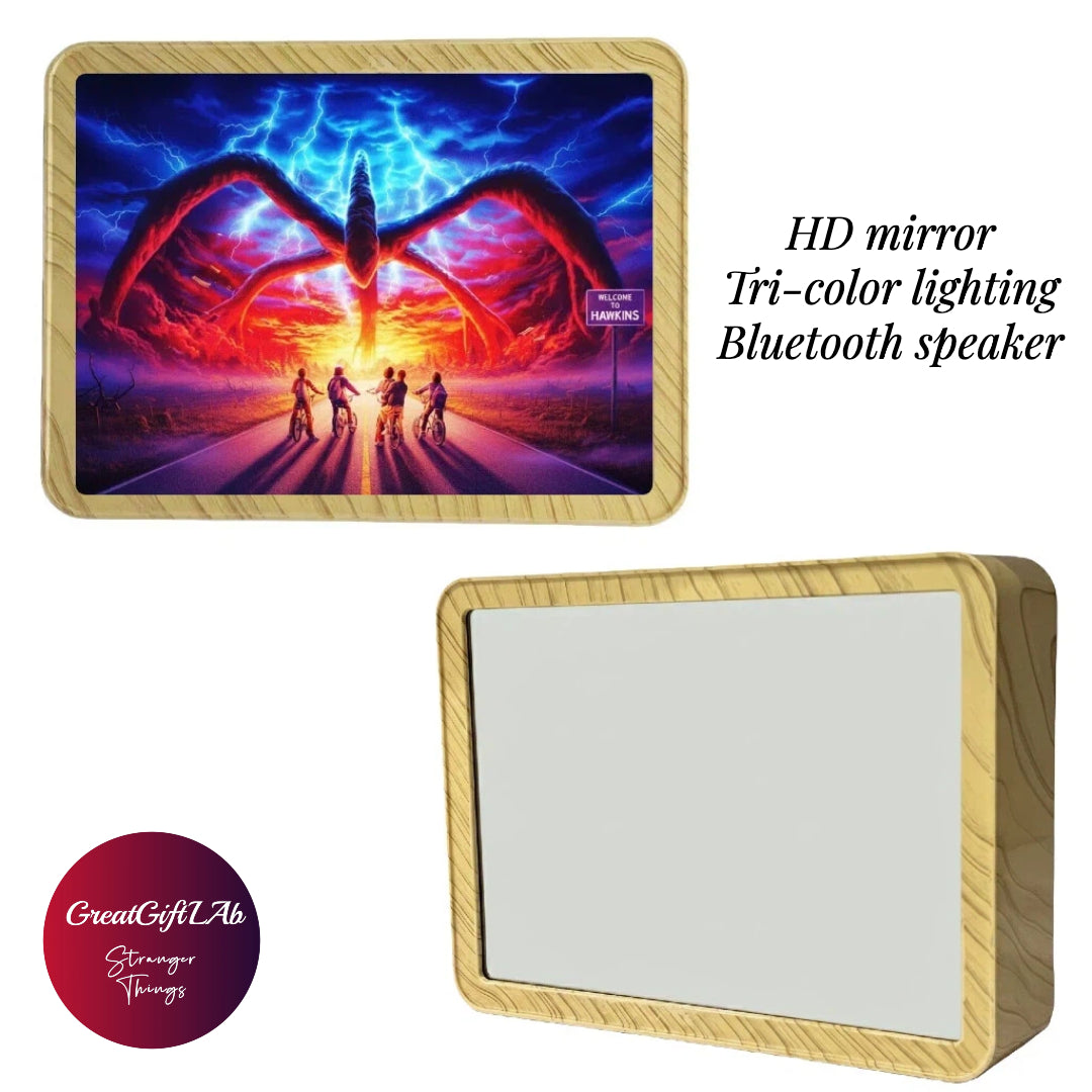 Tri-Color LED Mirror Speaker