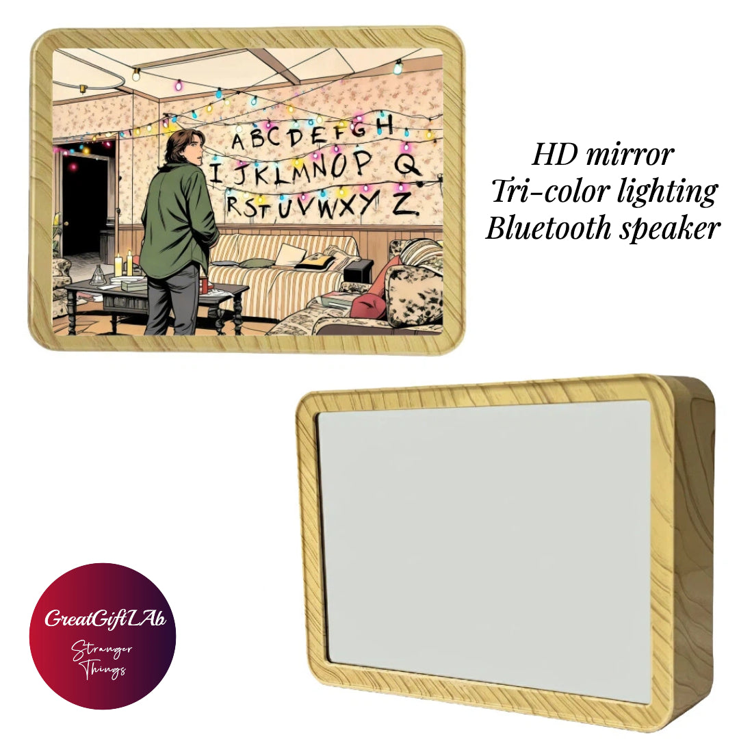 Tri-Color LED Mirror Speaker