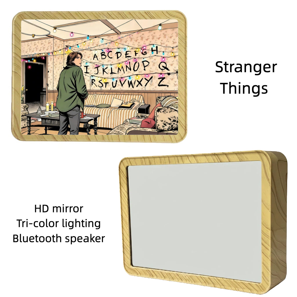 Tri-Color LED Mirror Speaker