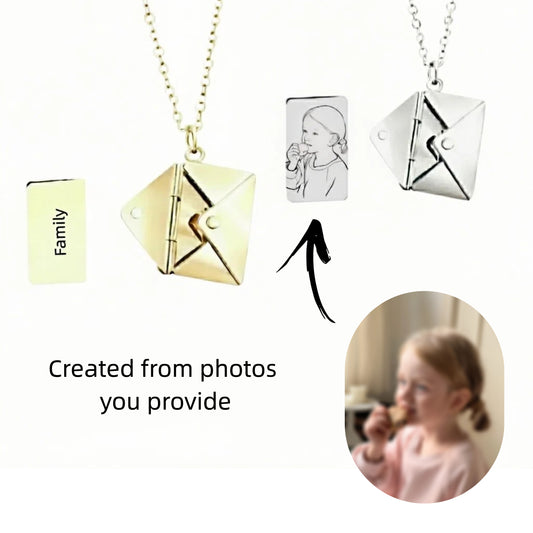 “Family” Custom Necklace - Envelopes