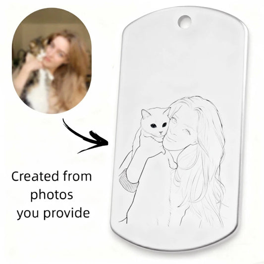 “Pet” Custom Keychain - Charm