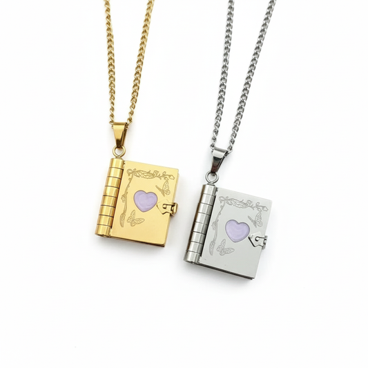 Custom Necklace - LoveBooks