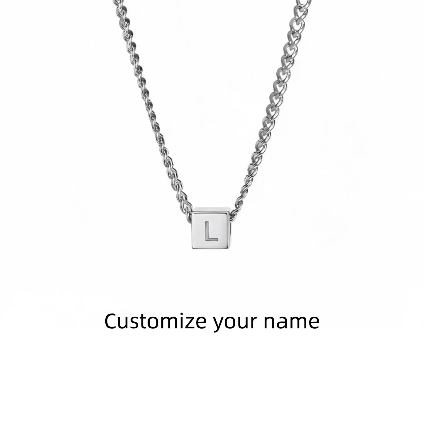 Custom Necklace - Cube
